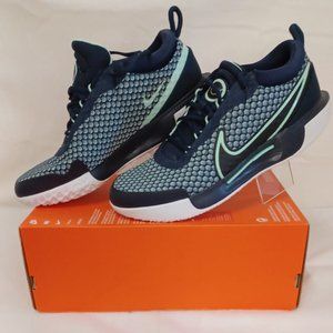 Nike Court Zoom Pro Tennis Shoes DH0618-410 Obsidian Mint Expeditedship Size 10